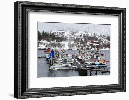 Austnes Fjord, Lofoten Islands, Arctic, Norway, Scandinavia-Sergio Pitamitz-Framed Photographic Print