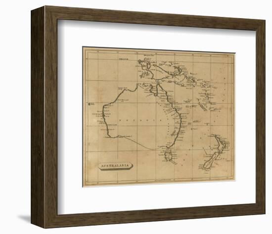 Australasia, c.1812-Aaron Arrowsmith-Framed Art Print