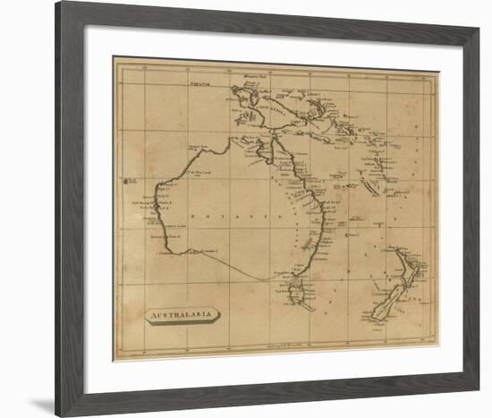 Australasia, c.1812-Aaron Arrowsmith-Framed Art Print