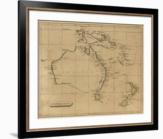 Australasia, c.1812-Aaron Arrowsmith-Framed Art Print