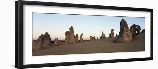 Australia, Cervantes, View of Pinnacle Desert in Nambung National Park at Sunrise-Paul Souders-Framed Photographic Print