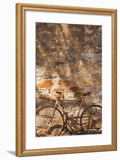 Australia, Clare Valley, Sevenhill, Old Bicycle-Walter Bibikow-Framed Photographic Print