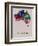 Australia Color Splatter Map-NaxArt-Framed Art Print