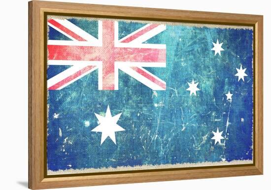 Australia Flag-duallogic-Framed Stretched Canvas