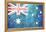 Australia Flag-duallogic-Framed Stretched Canvas