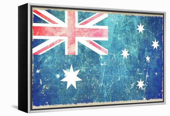 Australia Flag-duallogic-Framed Stretched Canvas