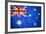 Australia Flag-Miro Novak-Framed Art Print