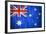 Australia Flag-Miro Novak-Framed Art Print