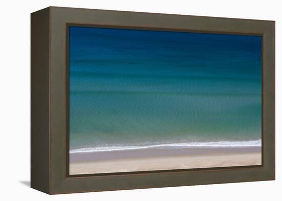 Australia, Fleurieu Peninsula, Port Willunga, Elevated Beach View-Walter Bibikow-Framed Premier Image Canvas