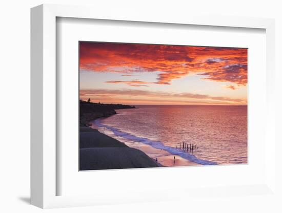 Australia, Fleurieu Peninsula, Port Willunga, Sunset-Walter Bibikow-Framed Photographic Print