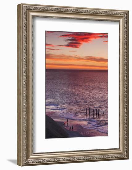 Australia, Fleurieu Peninsula, Port Willunga, Sunset-Walter Bibikow-Framed Photographic Print