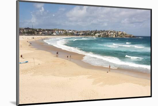 Australia, New South Wales, Sydney. Bondi Beach viewed from Bondi to Coogee coastal walk-Trish Drury-Mounted Photographic Print