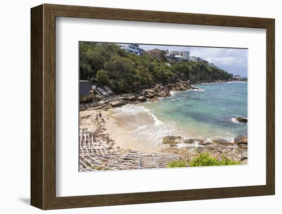 Australia, New South Wales, Sydney. Eastern Beaches, Bondi to Coogee coastal walk. Gordon's Bay-Trish Drury-Framed Photographic Print