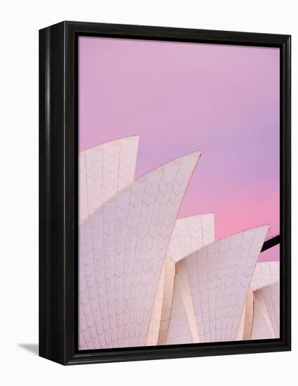 Australia, New South Wales, Sydney, Sydney Opera House, Close-Up of Opera House at Dawn-Shaun Egan-Framed Premier Image Canvas