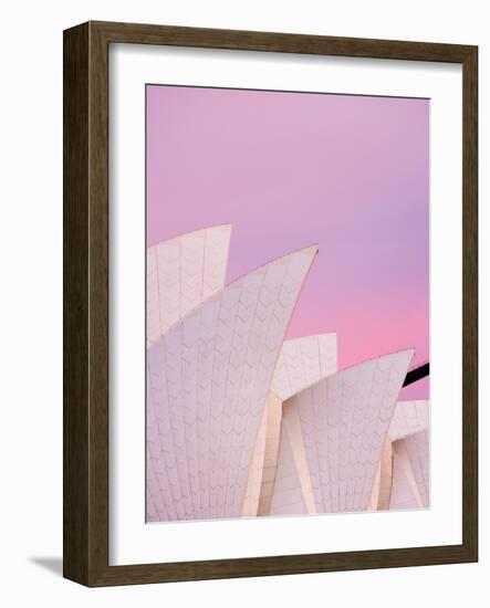 Australia, New South Wales, Sydney, Sydney Opera House, Close-Up of Opera House at Dawn-Shaun Egan-Framed Photographic Print