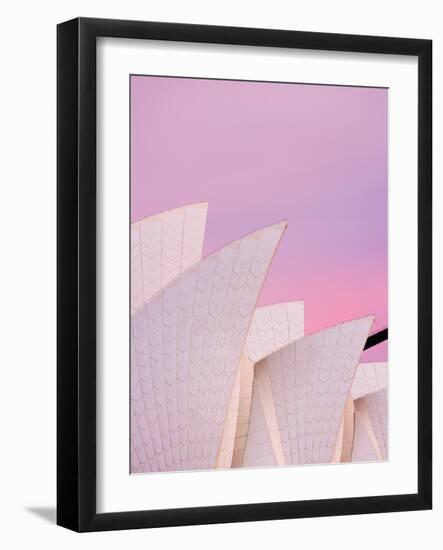 Australia, New South Wales, Sydney, Sydney Opera House, Close-Up of Opera House at Dawn-Shaun Egan-Framed Photographic Print