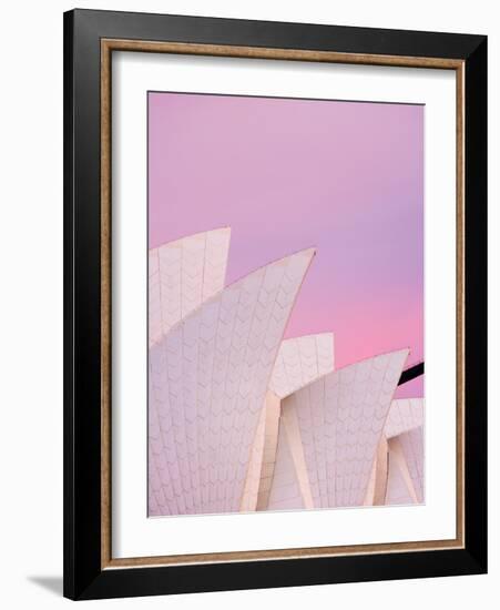 Australia, New South Wales, Sydney, Sydney Opera House, Close-Up of Opera House at Dawn-Shaun Egan-Framed Photographic Print