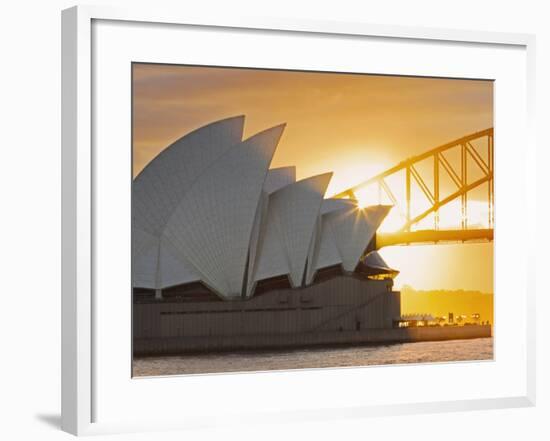 Australia, New South Wales, Sydney, Sydney Opera House,-Shaun Egan-Framed Photographic Print