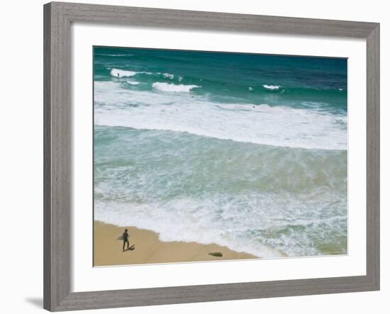 Australia, New South Wales, Sydney, World Famous Bondi Beach-Walter Bibikow-Framed Photographic Print