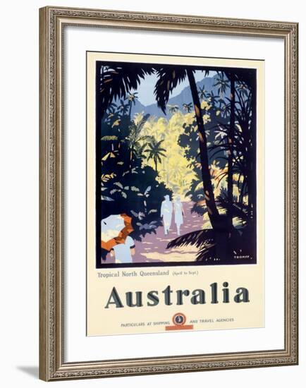 Australia Queensland Rain Forest-Unknown Unknown-Framed Giclee Print