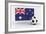 Australia Soccer-badboo-Framed Art Print