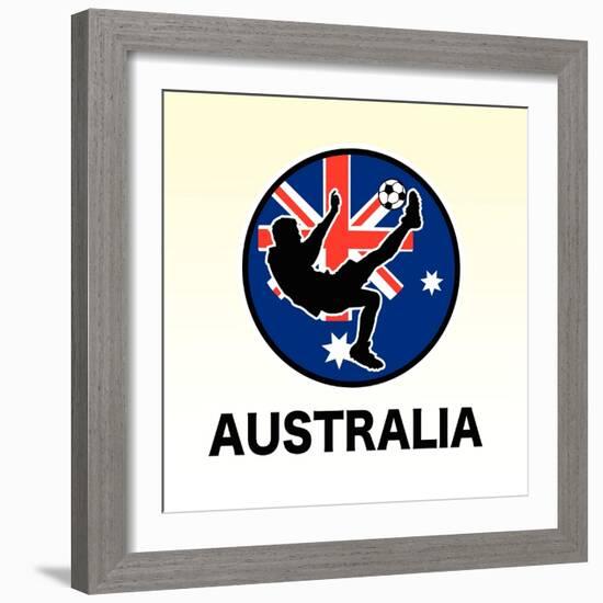 Australia Soccer-null-Framed Giclee Print