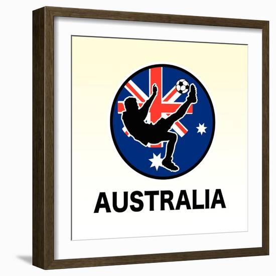 Australia Soccer-null-Framed Giclee Print