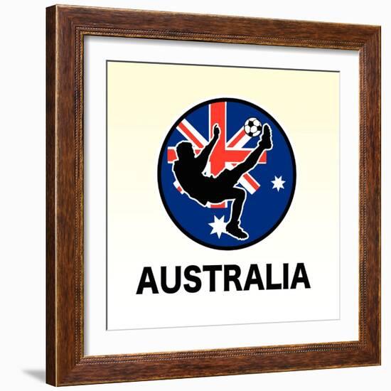 Australia Soccer-null-Framed Giclee Print