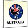 Australia Soccer-null-Mounted Giclee Print