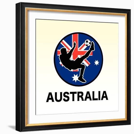 Australia Soccer-null-Framed Giclee Print