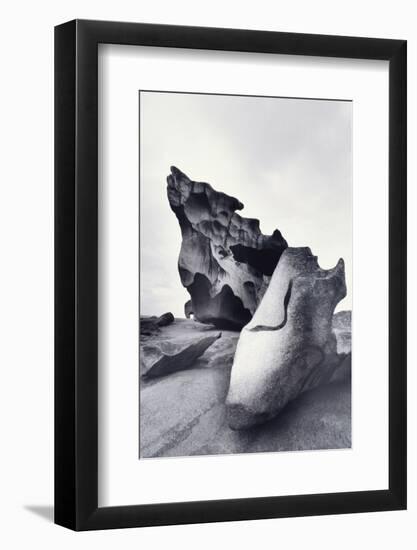 Australia, South Australia, Kangaroo Island, Remarkable Rocks-Walter Bibikow-Framed Photographic Print