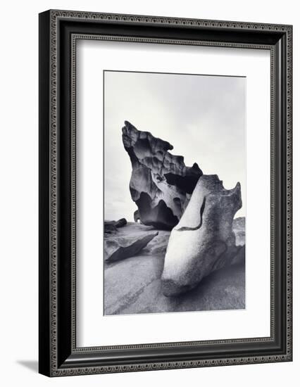 Australia, South Australia, Kangaroo Island, Remarkable Rocks-Walter Bibikow-Framed Photographic Print