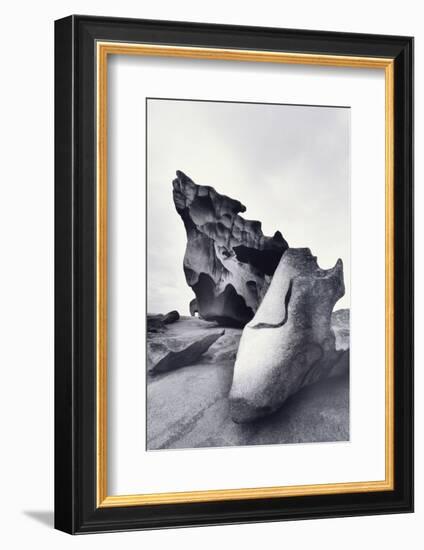 Australia, South Australia, Kangaroo Island, Remarkable Rocks-Walter Bibikow-Framed Photographic Print