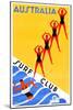 Australia Surf Club-Gert Sellheim-Mounted Art Print