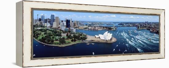 Australia, Sydney, Aerial-null-Framed Stretched Canvas