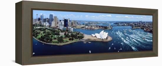 Australia, Sydney, Aerial-null-Framed Stretched Canvas