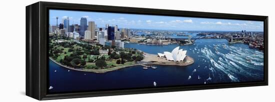 Australia, Sydney, Aerial-null-Framed Stretched Canvas