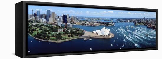 Australia, Sydney, Aerial-null-Framed Stretched Canvas