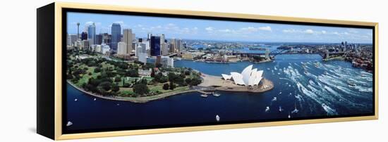 Australia, Sydney, Aerial-null-Framed Stretched Canvas