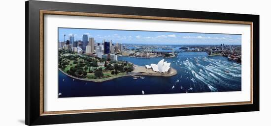 Australia, Sydney, Aerial-null-Framed Premium Photographic Print