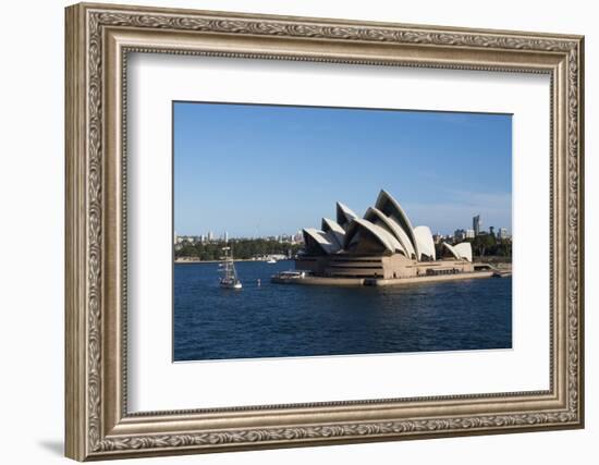 Australia, Sydney. Harbor Area, Landmark Sydney Opera House-Cindy Miller Hopkins-Framed Photographic Print