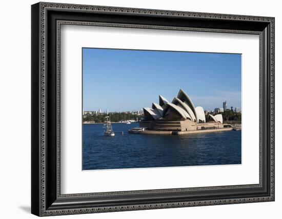 Australia, Sydney. Harbor Area, Landmark Sydney Opera House-Cindy Miller Hopkins-Framed Photographic Print