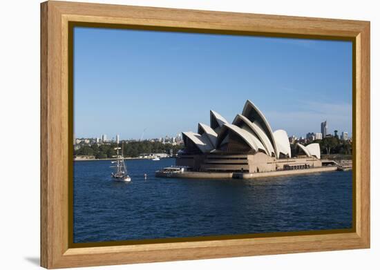 Australia, Sydney. Harbor Area, Landmark Sydney Opera House-Cindy Miller Hopkins-Framed Premier Image Canvas