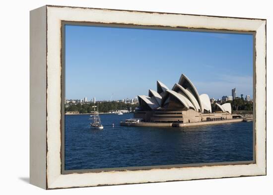 Australia, Sydney. Harbor Area, Landmark Sydney Opera House-Cindy Miller Hopkins-Framed Premier Image Canvas