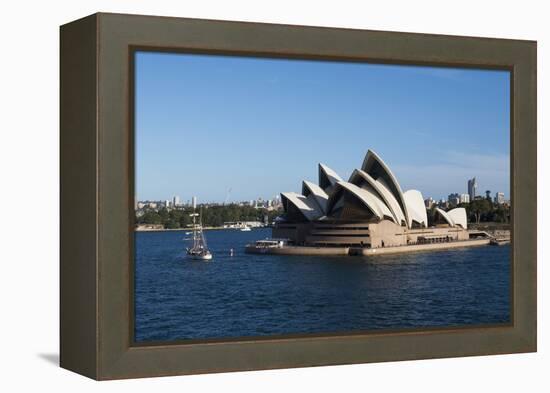 Australia, Sydney. Harbor Area, Landmark Sydney Opera House-Cindy Miller Hopkins-Framed Premier Image Canvas