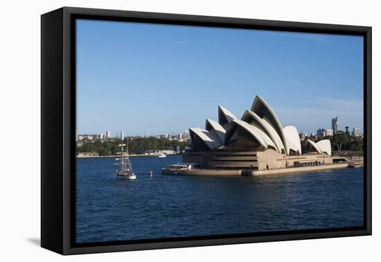 Australia, Sydney. Harbor Area, Landmark Sydney Opera House-Cindy Miller Hopkins-Framed Premier Image Canvas