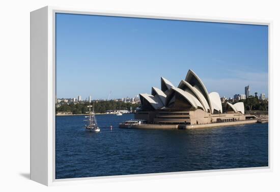 Australia, Sydney. Harbor Area, Landmark Sydney Opera House-Cindy Miller Hopkins-Framed Premier Image Canvas