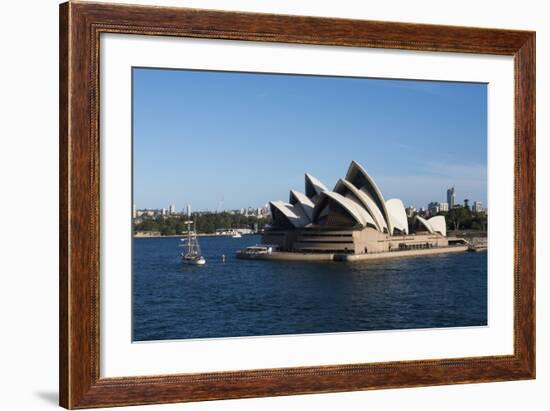 Australia, Sydney. Harbor Area, Landmark Sydney Opera House-Cindy Miller Hopkins-Framed Photographic Print