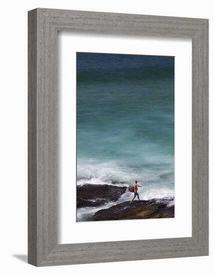 Australia, Sydney, Tamarama, Tamarama Bay-Walter Bibikow-Framed Photographic Print