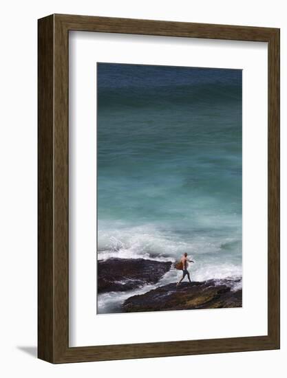 Australia, Sydney, Tamarama, Tamarama Bay-Walter Bibikow-Framed Photographic Print